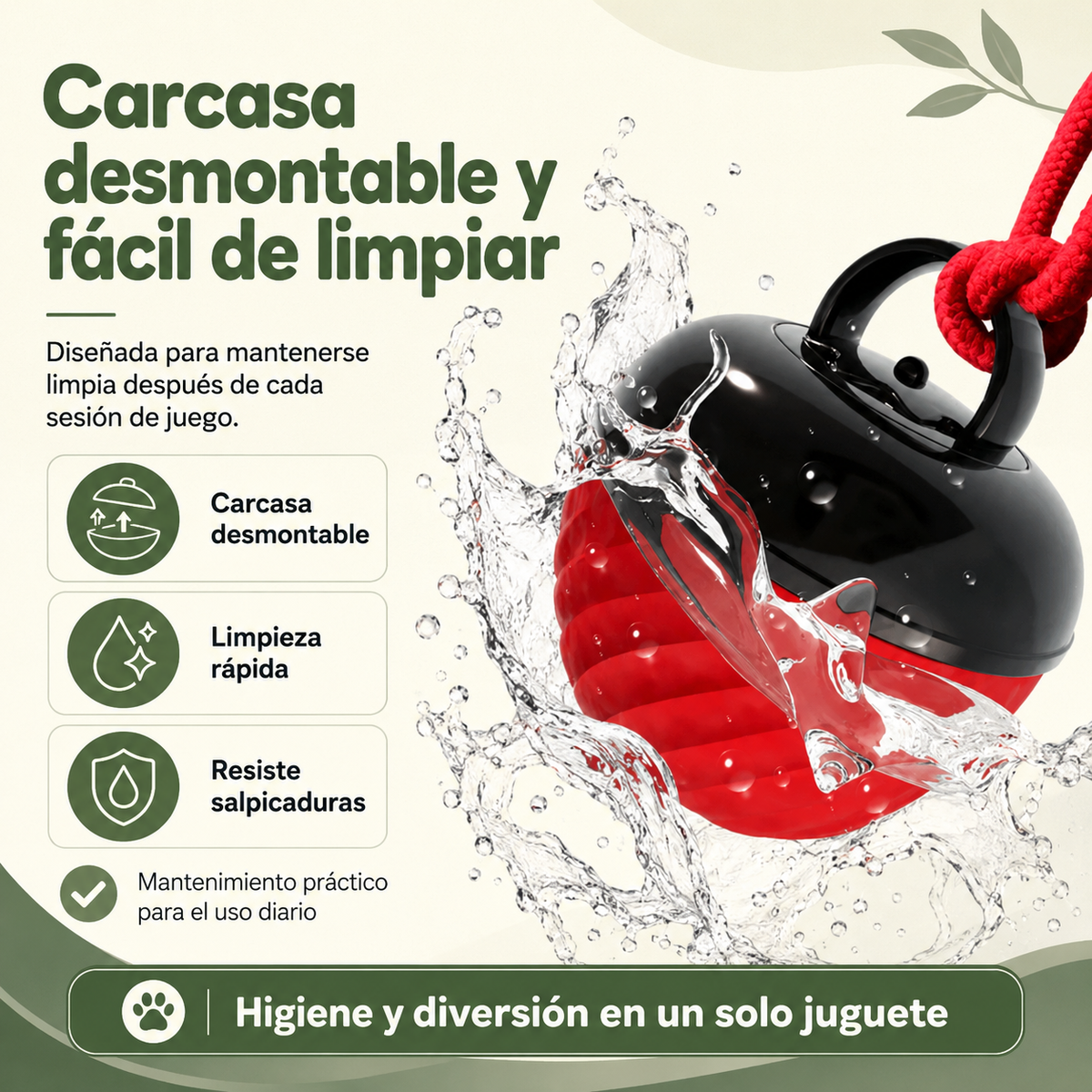 Orbitail Play – La pelota interactiva que mantiene a tus mascotas entretenidas